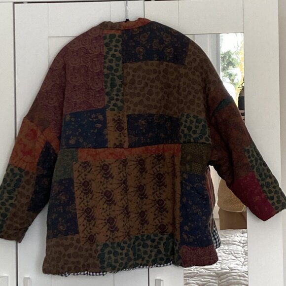 Unique Autumn/Winter 100% Cotton Quilted Jacket, M/L, multicolor - Picture 8 of 12